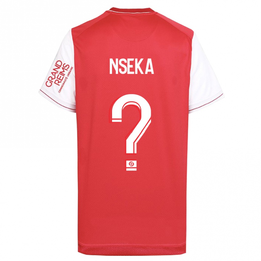 Niño Fútbol Camiseta Nelson Nseka #0 Rojo 1ª Equipación 2023/24