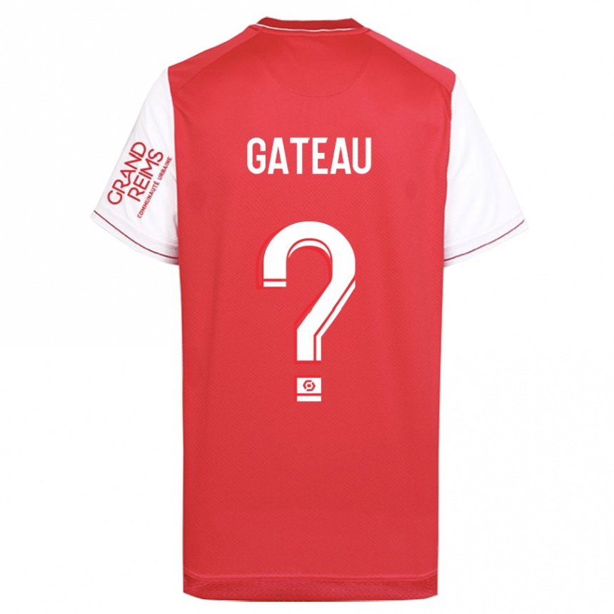 Niño Fútbol Camiseta Maxence Gateau #0 Rojo 1ª Equipación 2023/24