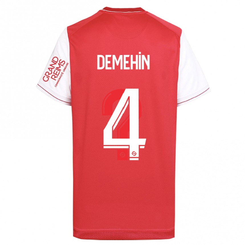Niño Fútbol Camiseta Blessing Demehin #4 Rojo 1ª Equipación 2023/24