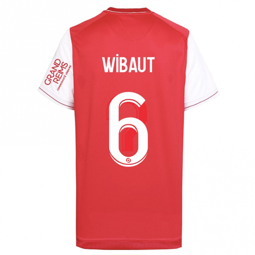 Niño Fútbol Camiseta Clara Wibaut #6 Rojo 1ª Equipación 2023/24