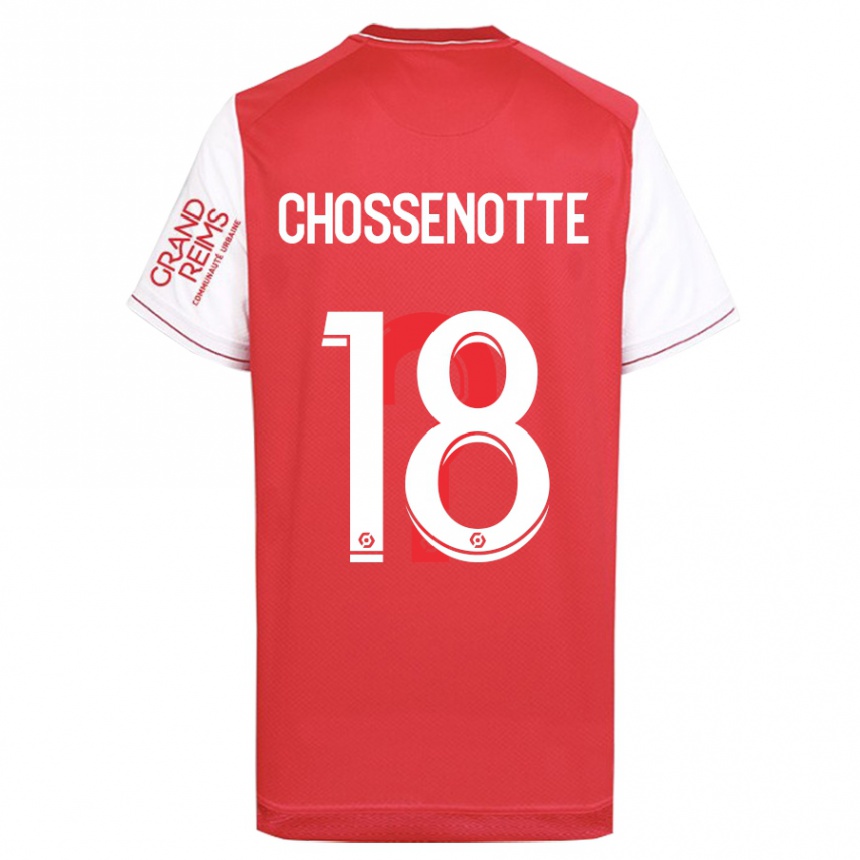 Niño Fútbol Camiseta Shana Chossenotte #18 Rojo 1ª Equipación 2023/24