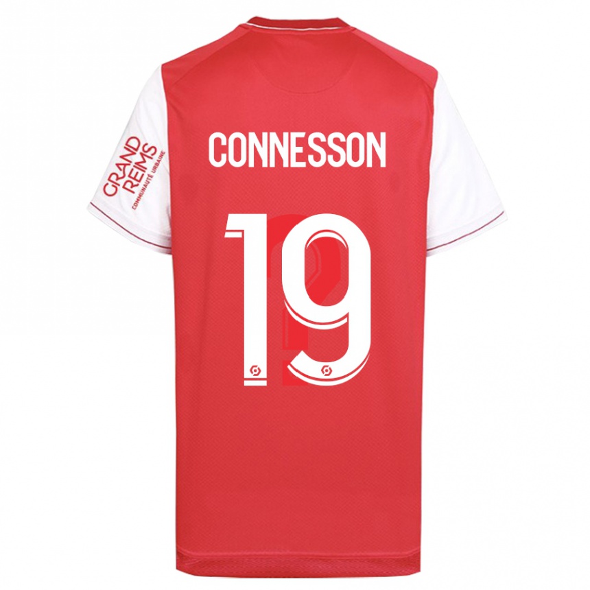 Niño Fútbol Camiseta Adele Connesson #19 Rojo 1ª Equipación 2023/24