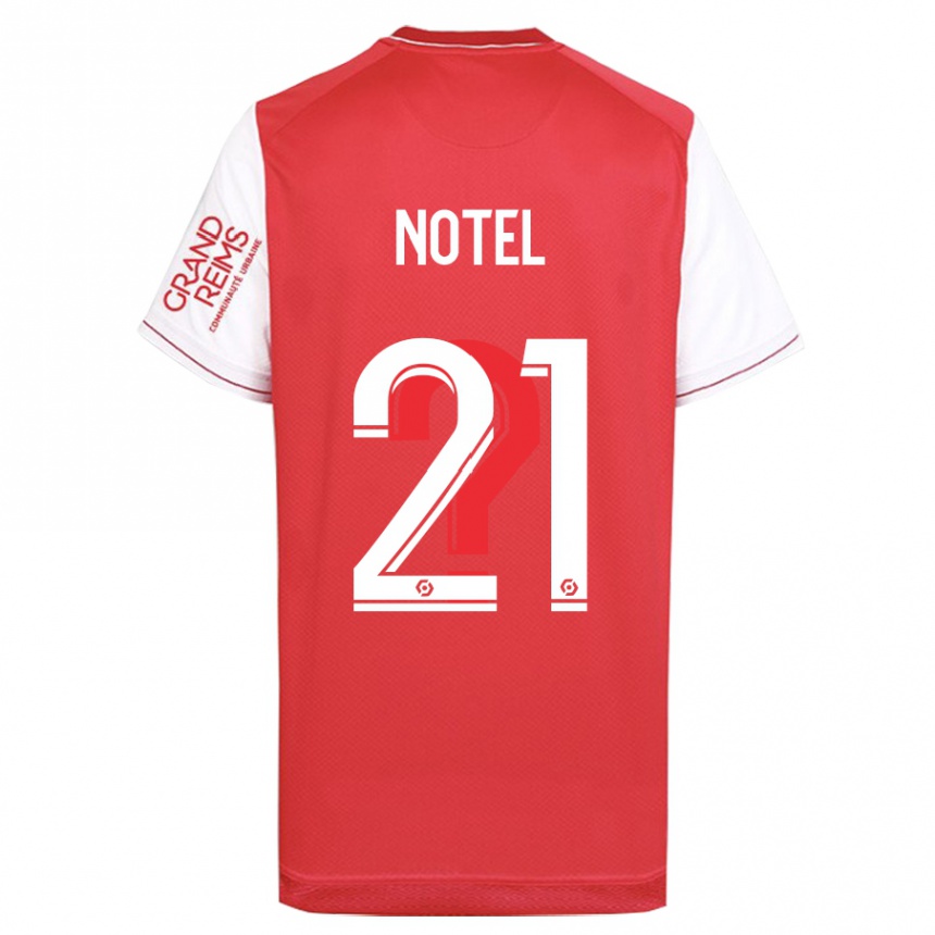Niño Fútbol Camiseta Lea Notel #21 Rojo 1ª Equipación 2023/24