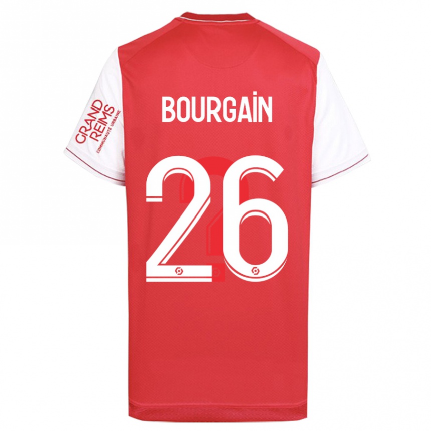 Niño Fútbol Camiseta Lea Bourgain #26 Rojo 1ª Equipación 2023/24