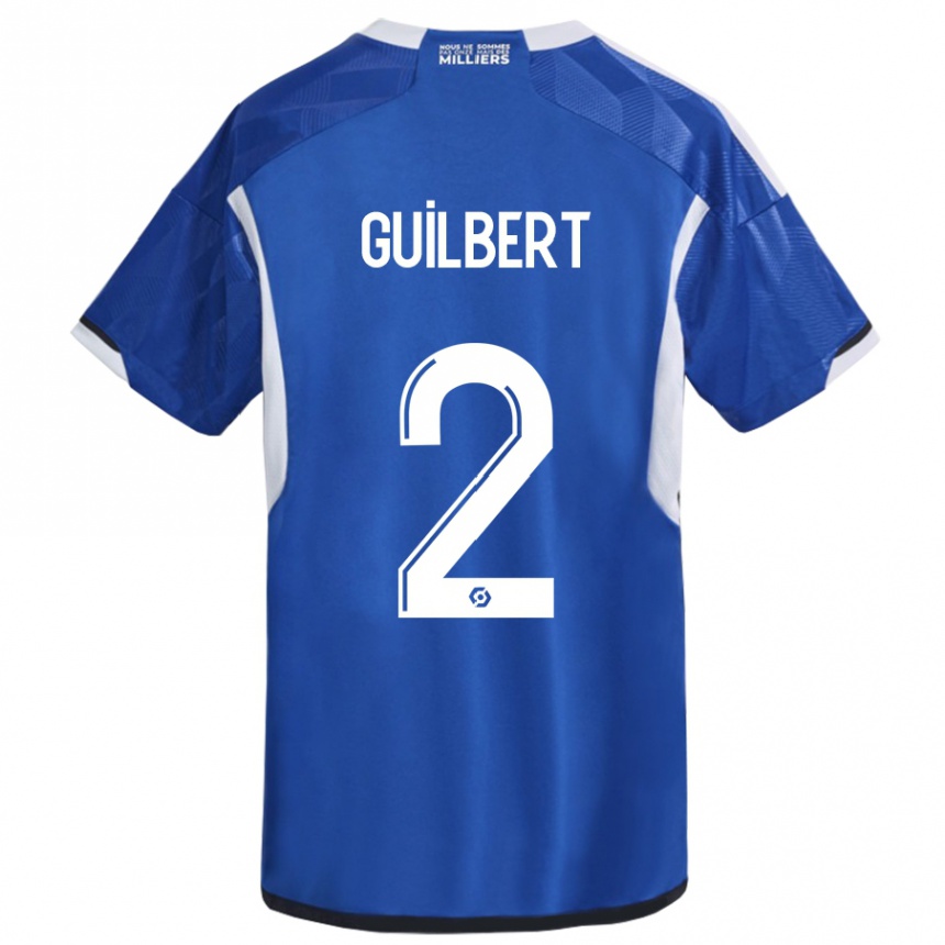 Niño Fútbol Camiseta Frédéric Guilbert #2 Azul 1ª Equipación 2023/24