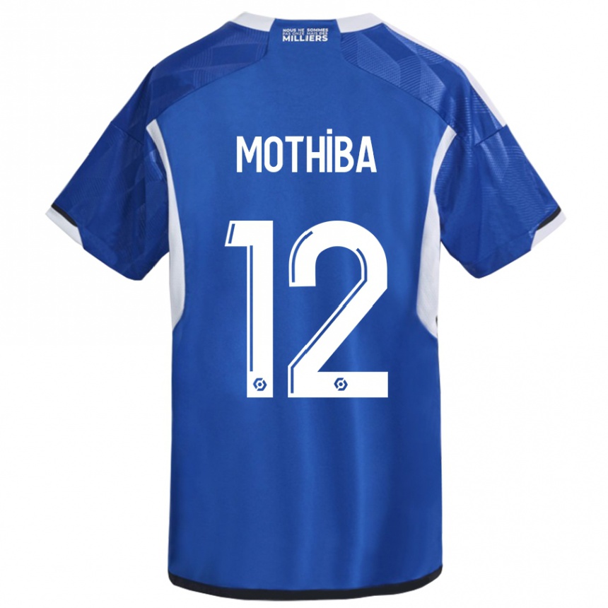 Niño Fútbol Camiseta Lebo Mothiba #12 Azul 1ª Equipación 2023/24