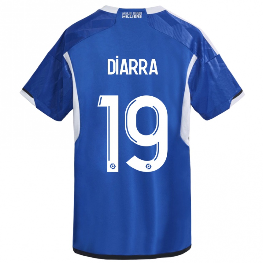 Niño Fútbol Camiseta Habib Diarra #19 Azul 1ª Equipación 2023/24