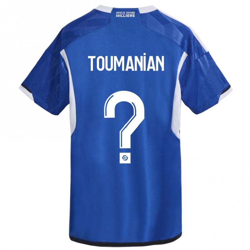 Niño Fútbol Camiseta Anthony Toumanian #0 Azul 1ª Equipación 2023/24