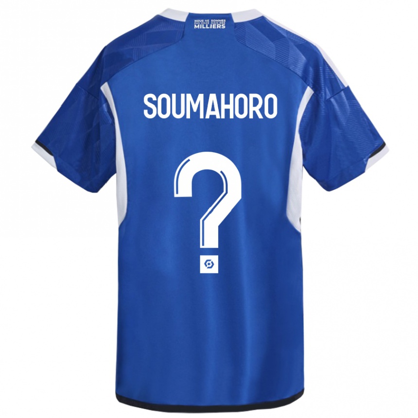 Niño Fútbol Camiseta Mohamed Soumahoro #0 Azul 1ª Equipación 2023/24