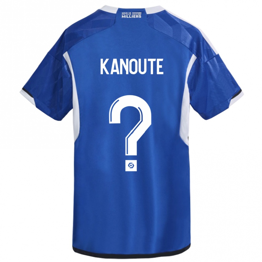 Niño Fútbol Camiseta Mahamadou Kanouté #0 Azul 1ª Equipación 2023/24