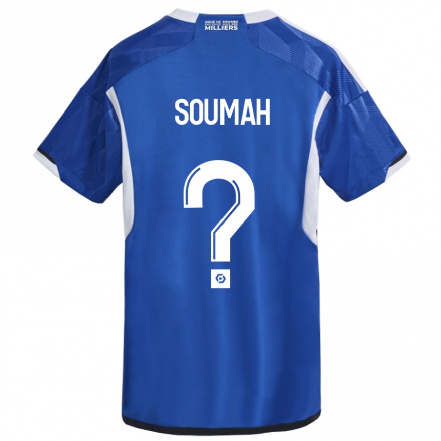 Niño Fútbol Camiseta Mohamed Soumah #0 Azul 1ª Equipación 2023/24