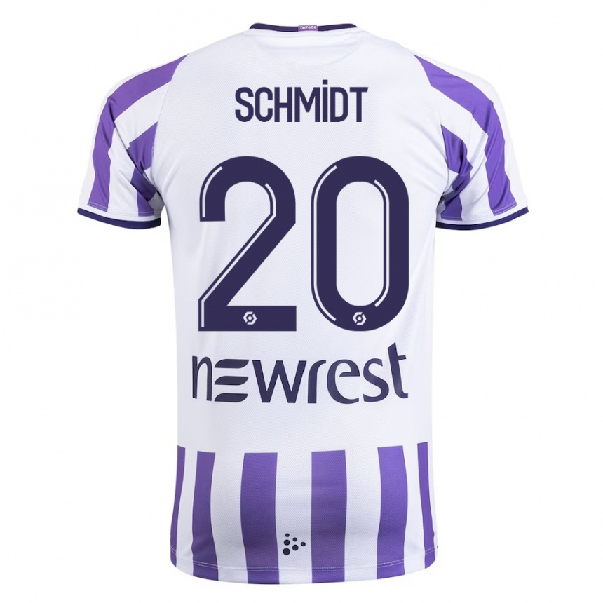 Niño Fútbol Camiseta Niklas Schmidt #20 Blanco 1ª Equipación 2023/24