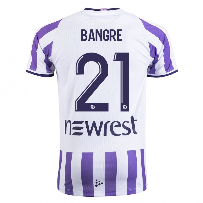 Niño Fútbol Camiseta Mamady Bangré #21 Blanco 1ª Equipación 2023/24