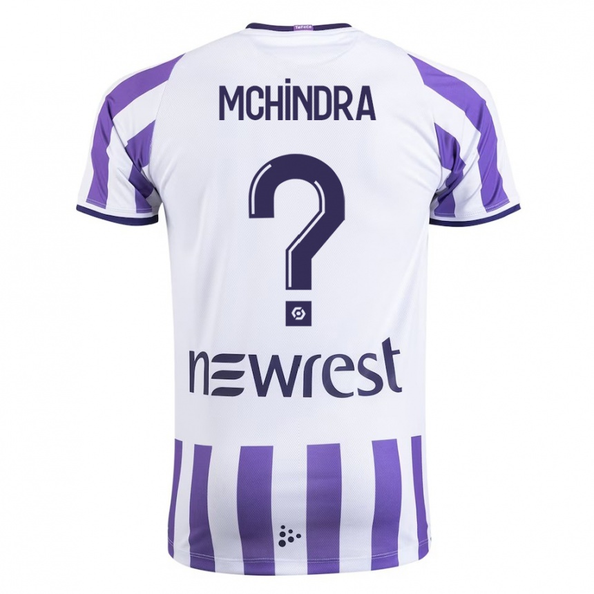 Niño Fútbol Camiseta Naime Said Mchindra #0 Blanco 1ª Equipación 2023/24