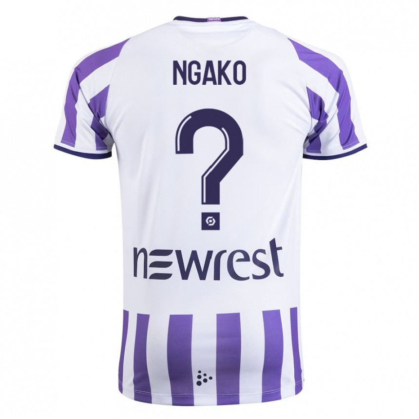 Niño Fútbol Camiseta Warren Ngako #0 Blanco 1ª Equipación 2023/24