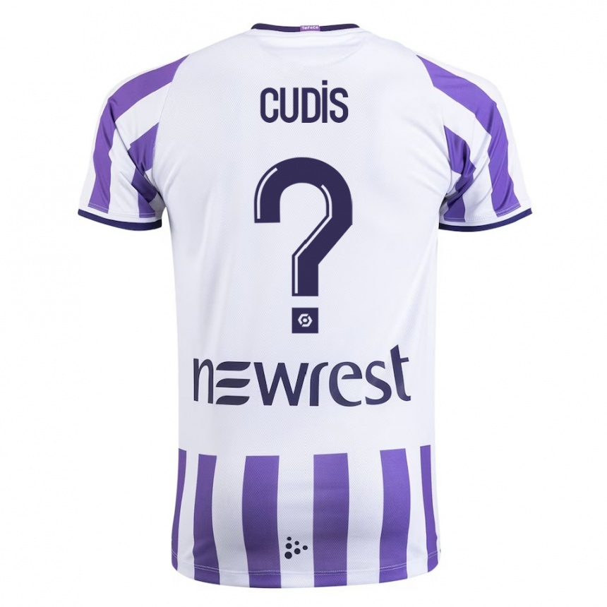 Niño Fútbol Camiseta Sacha Cudis #0 Blanco 1ª Equipación 2023/24