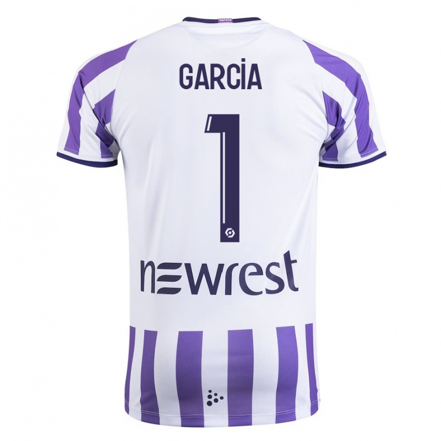 Niño Fútbol Camiseta Deborah Garcia #1 Blanco 1ª Equipación 2023/24