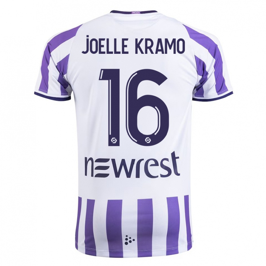 Niño Fútbol Camiseta Marie Joelle Kramo #16 Blanco 1ª Equipación 2023/24