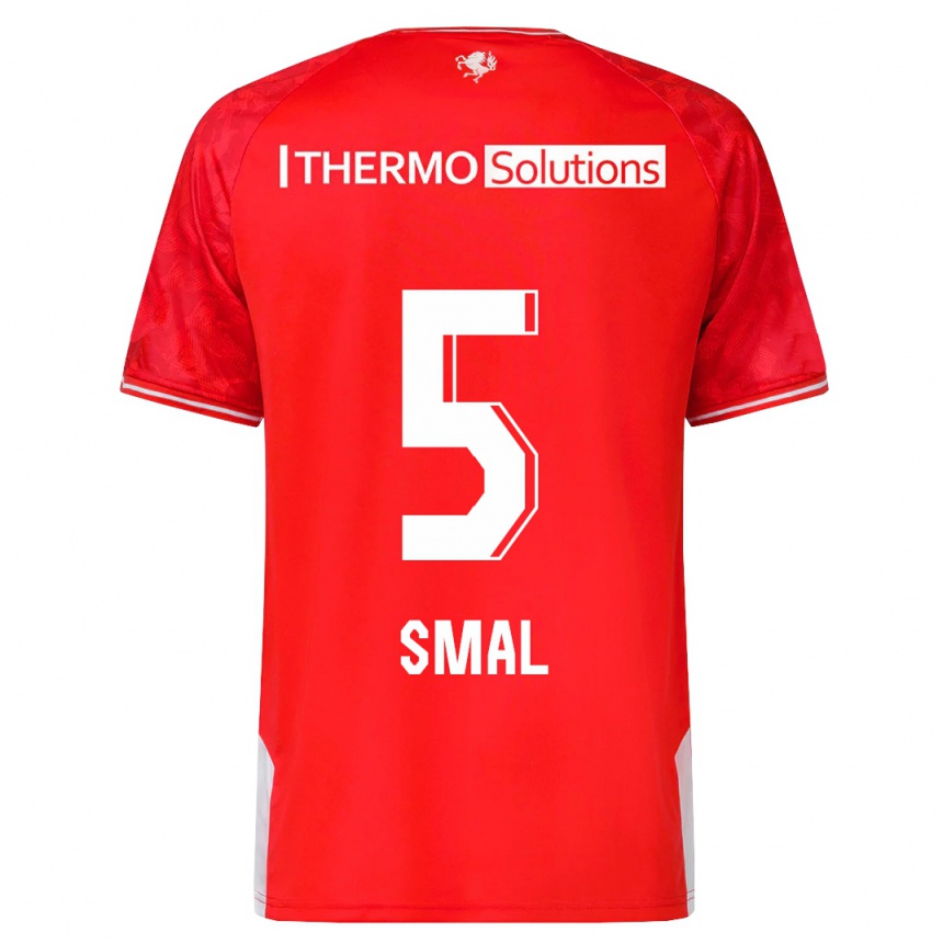 Niño Fútbol Camiseta Gijs Smal #5 Rojo 1ª Equipación 2023/24