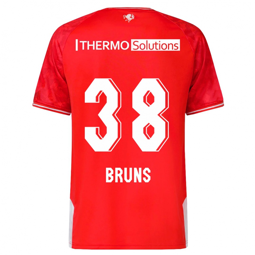 Niño Fútbol Camiseta Max Bruns #38 Rojo 1ª Equipación 2023/24