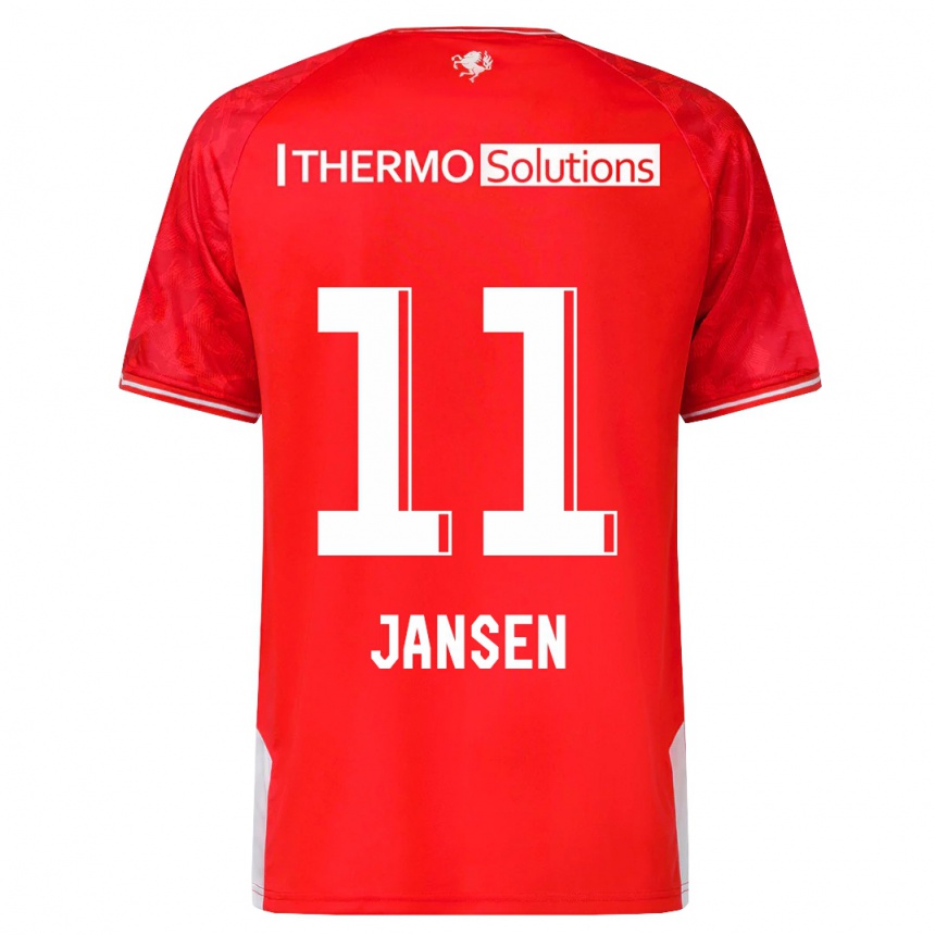 Niño Fútbol Camiseta Renate Jansen #11 Rojo 1ª Equipación 2023/24