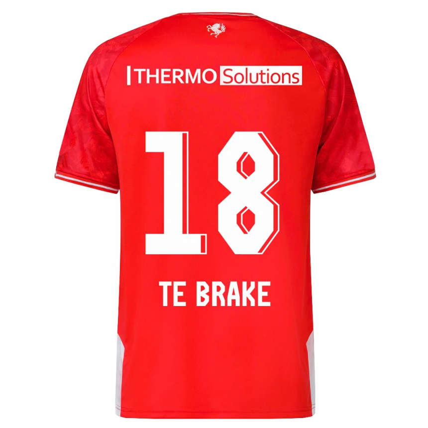 Niño Fútbol Camiseta Sophie Te Brake #18 Rojo 1ª Equipación 2023/24