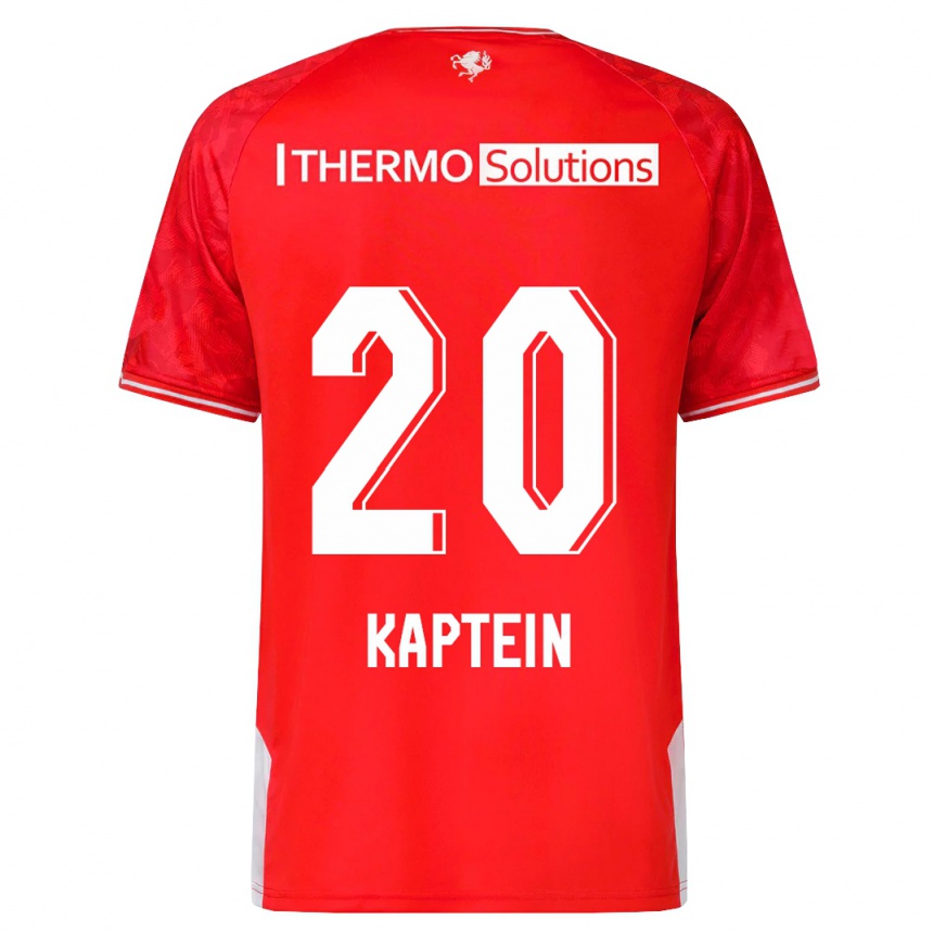 Niño Fútbol Camiseta Wieke Kaptein #20 Rojo 1ª Equipación 2023/24