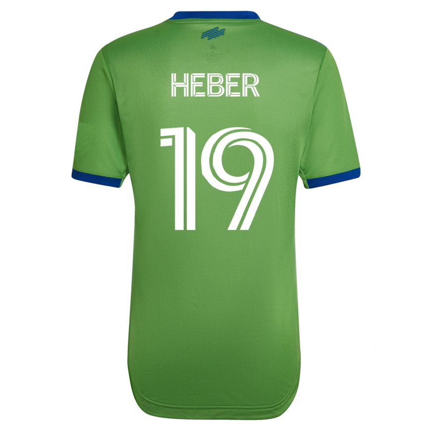 Niño Fútbol Camiseta Héber #19 Verde 1ª Equipación 2023/24