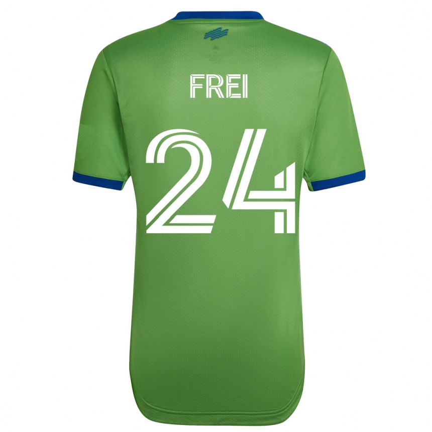 Niño Fútbol Camiseta Stefan Frei #24 Verde 1ª Equipación 2023/24