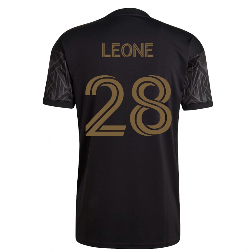 Niño Fútbol Camiseta Tony Leone #28 Negro 1ª Equipación 2023/24