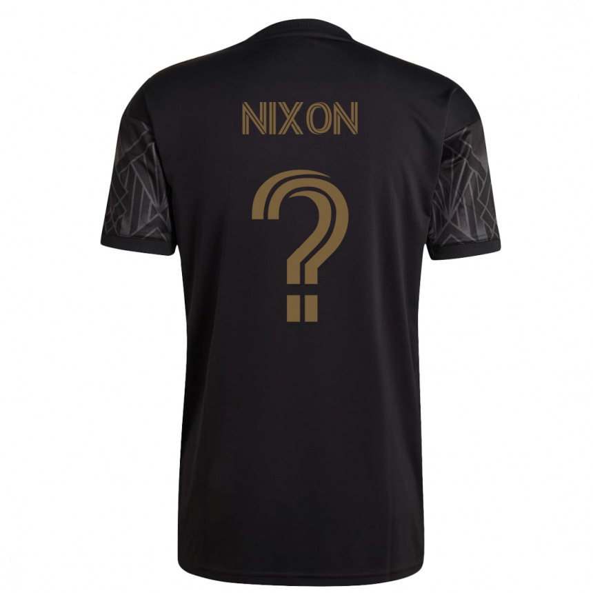 Niño Fútbol Camiseta Shakir Nixon #0 Negro 1ª Equipación 2023/24