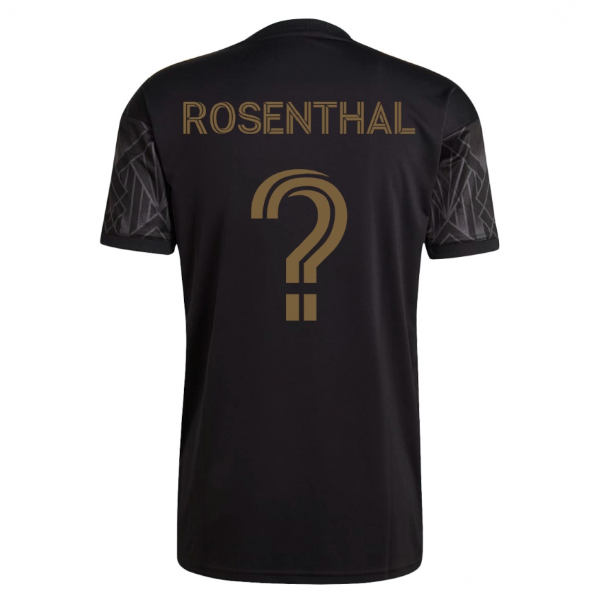 Niño Fútbol Camiseta Charlie Rosenthal #0 Negro 1ª Equipación 2023/24