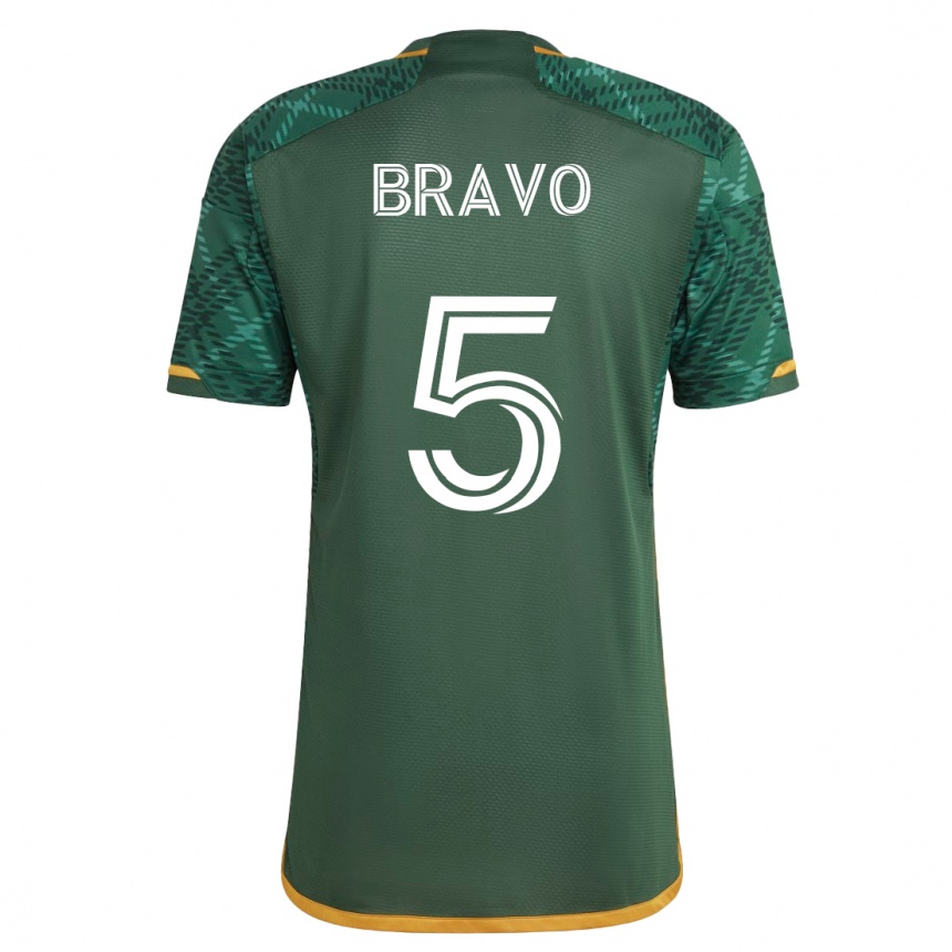 Niño Fútbol Camiseta Claudio Bravo #5 Verde 1ª Equipación 2023/24