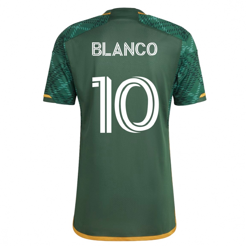 Niño Fútbol Camiseta Sebastián Blanco #10 Verde 1ª Equipación 2023/24