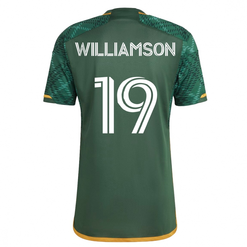 Niño Fútbol Camiseta Eryk Williamson #19 Verde 1ª Equipación 2023/24