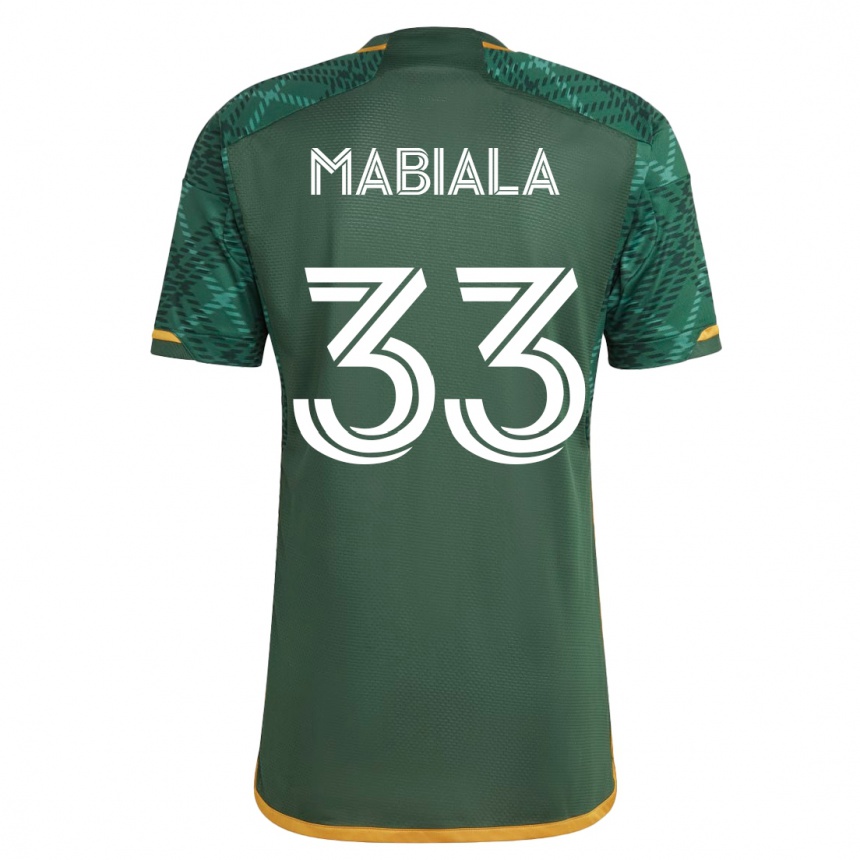 Niño Fútbol Camiseta Larrys Mabiala #33 Verde 1ª Equipación 2023/24