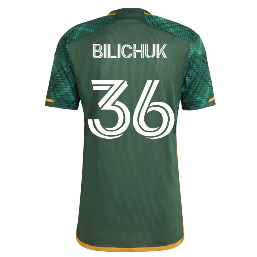 Niño Fútbol Camiseta Ryan Bilichuk #36 Verde 1ª Equipación 2023/24