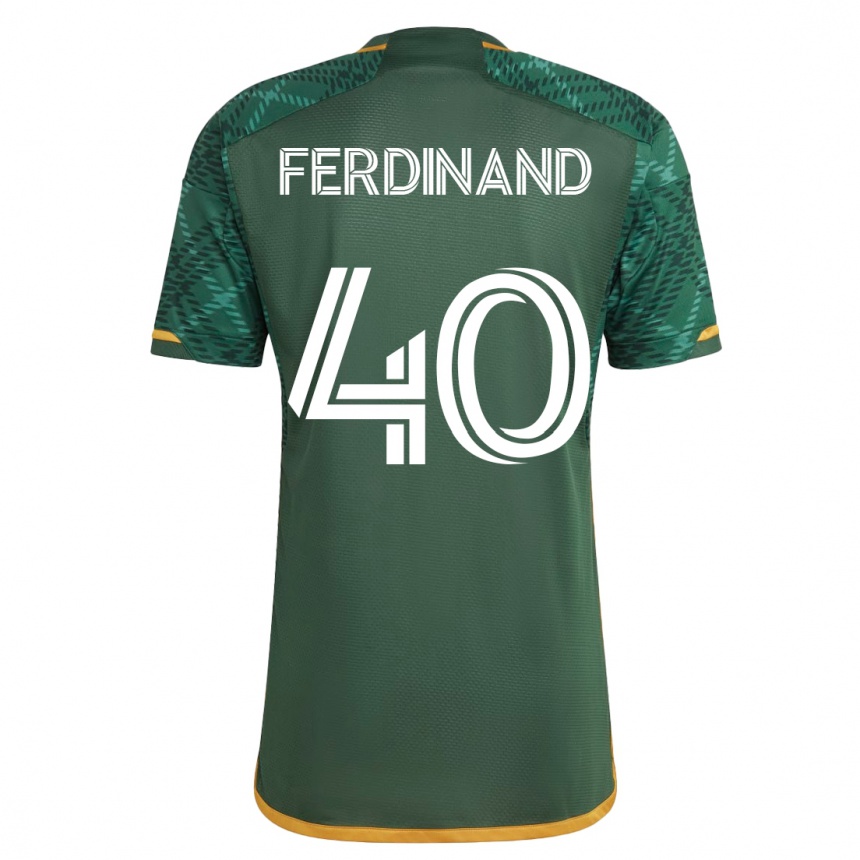 Niño Fútbol Camiseta Keesean Ferdinand #40 Verde 1ª Equipación 2023/24