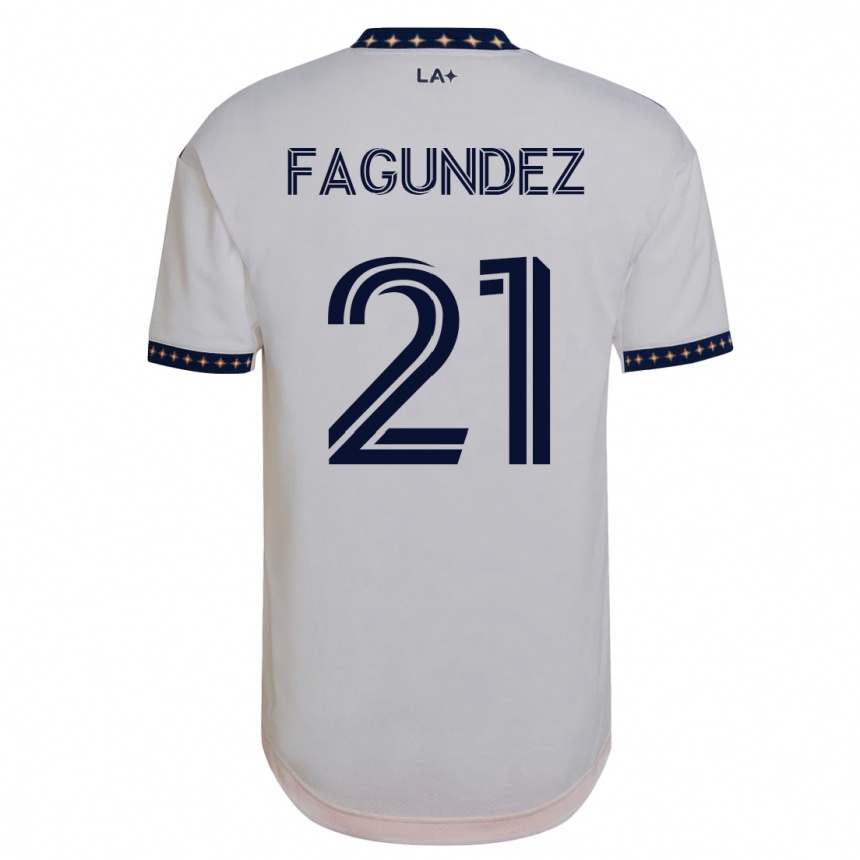 Niño Fútbol Camiseta Diego Fagúndez #21 Blanco 1ª Equipación 2023/24