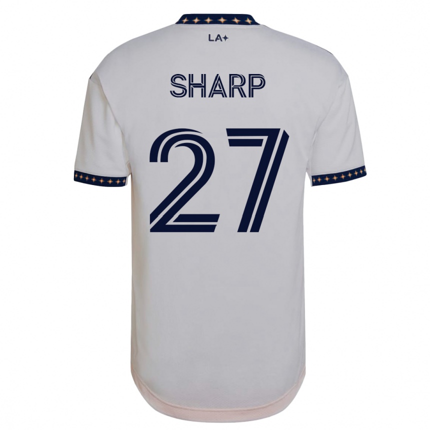 Niño Fútbol Camiseta Billy Sharp #27 Blanco 1ª Equipación 2023/24