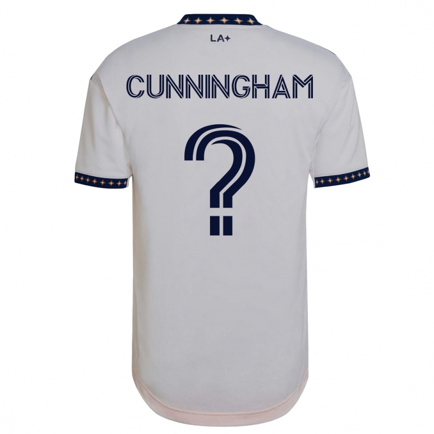 Niño Fútbol Camiseta Joaquin Cunningham #0 Blanco 1ª Equipación 2023/24
