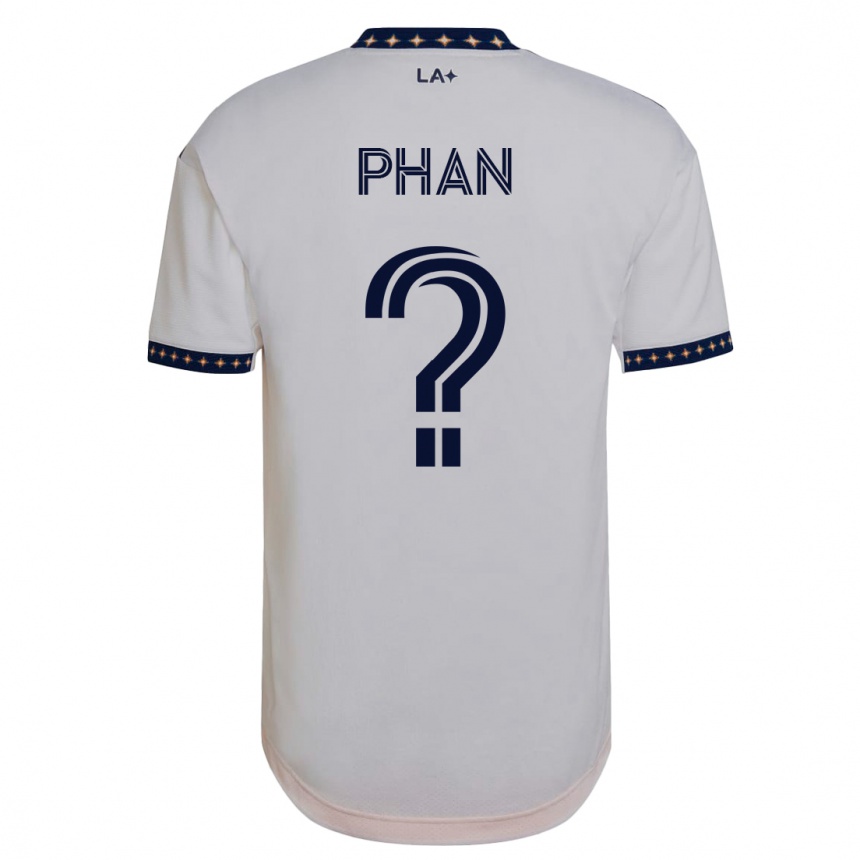 Niño Fútbol Camiseta Brett Phan #0 Blanco 1ª Equipación 2023/24