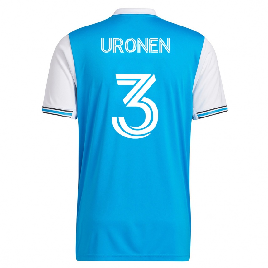 Niño Fútbol Camiseta Jere Uronen #3 Azul 1ª Equipación 2023/24