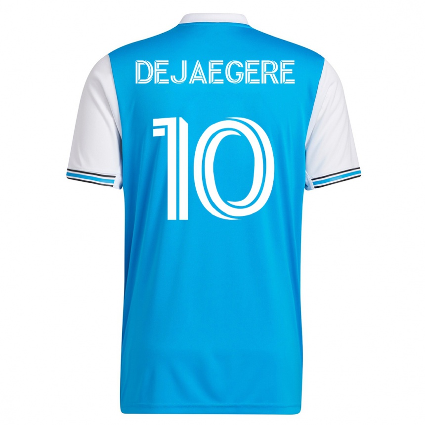 Niño Fútbol Camiseta Brecht Dejaegere #10 Azul 1ª Equipación 2023/24