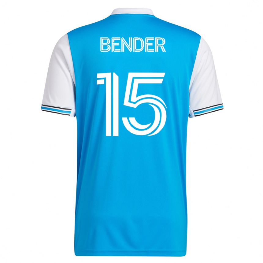 Niño Fútbol Camiseta Ben Bender #15 Azul 1ª Equipación 2023/24