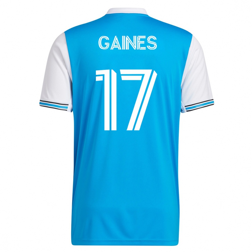 Niño Fútbol Camiseta Mckinze Gaines #17 Azul 1ª Equipación 2023/24