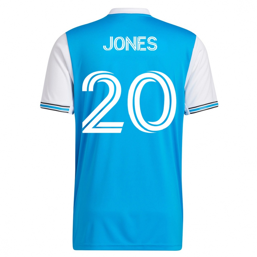 Niño Fútbol Camiseta Derrick Jones #20 Azul 1ª Equipación 2023/24
