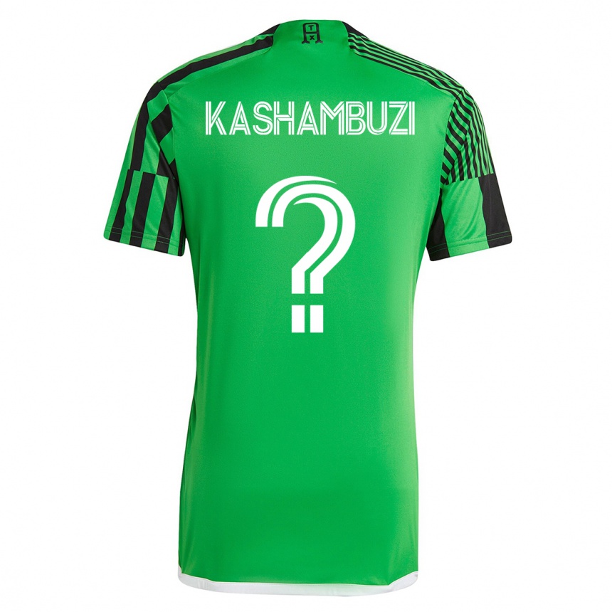 Niño Fútbol Camiseta Nick Kashambuzi #0 Verde Negro 1ª Equipación 2023/24