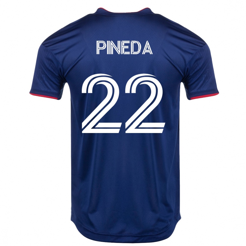 Niño Fútbol Camiseta Mauricio Pineda #22 Armada 1ª Equipación 2023/24