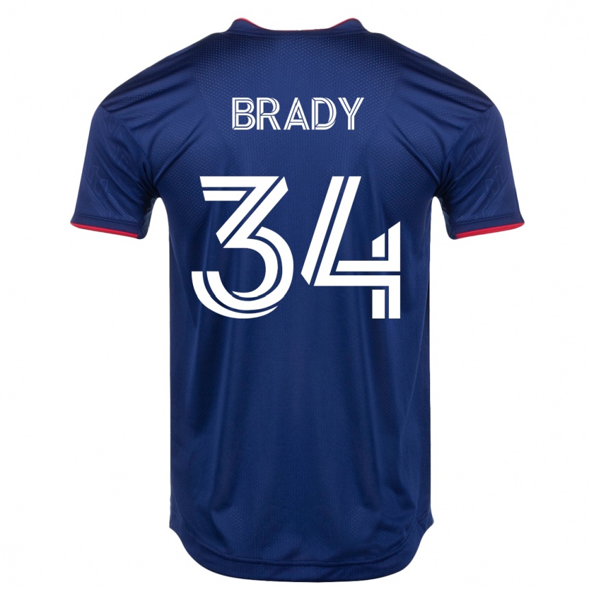 Niño Fútbol Camiseta Chris Brady #34 Armada 1ª Equipación 2023/24